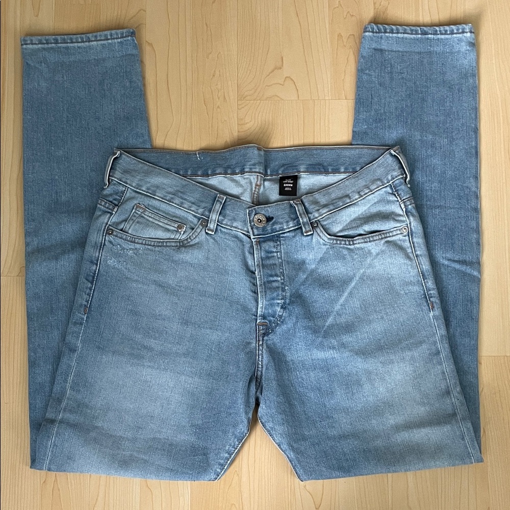 H&M & Denim - Men's Light Blue Jeans